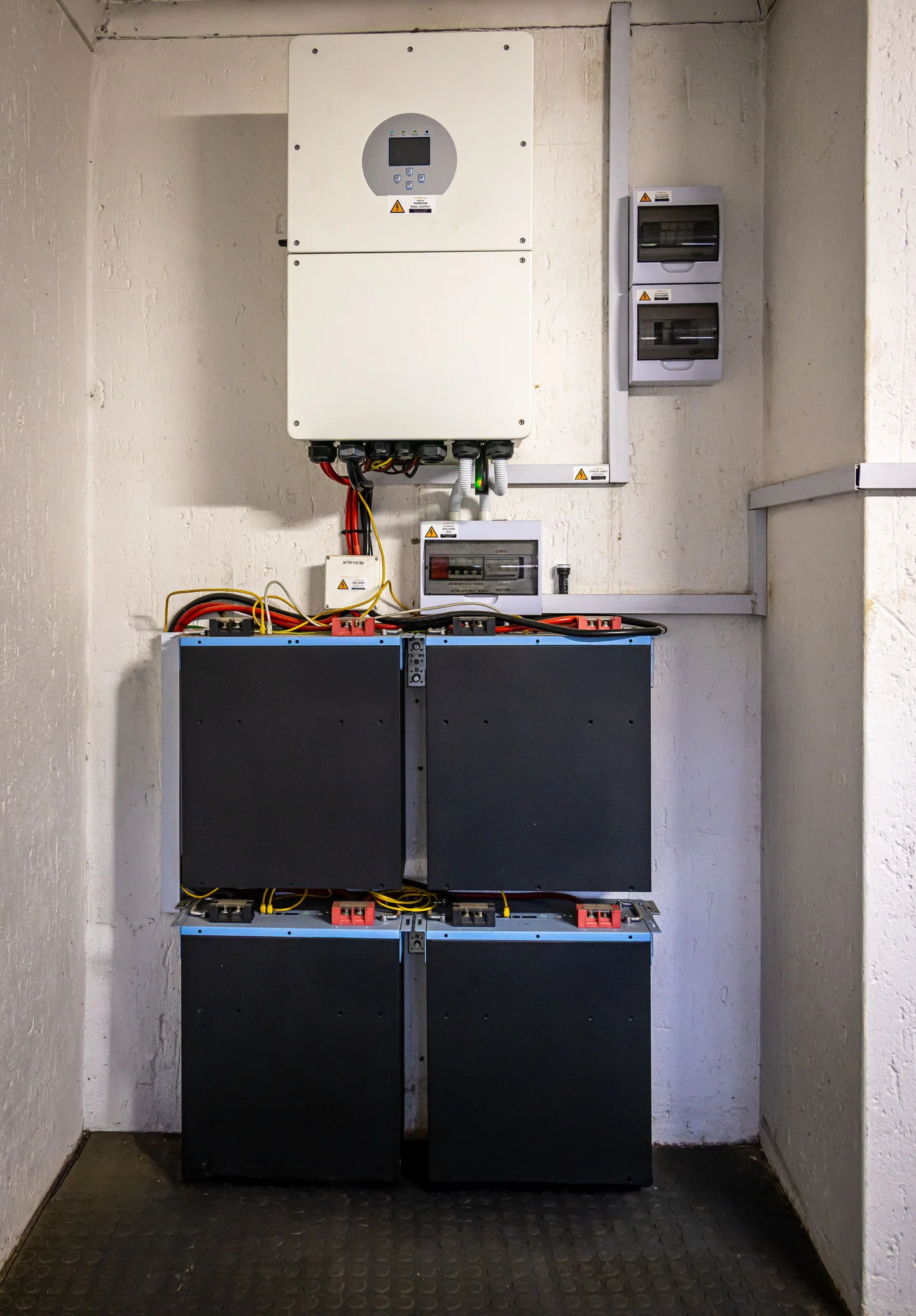 Battery backup power infrastructure