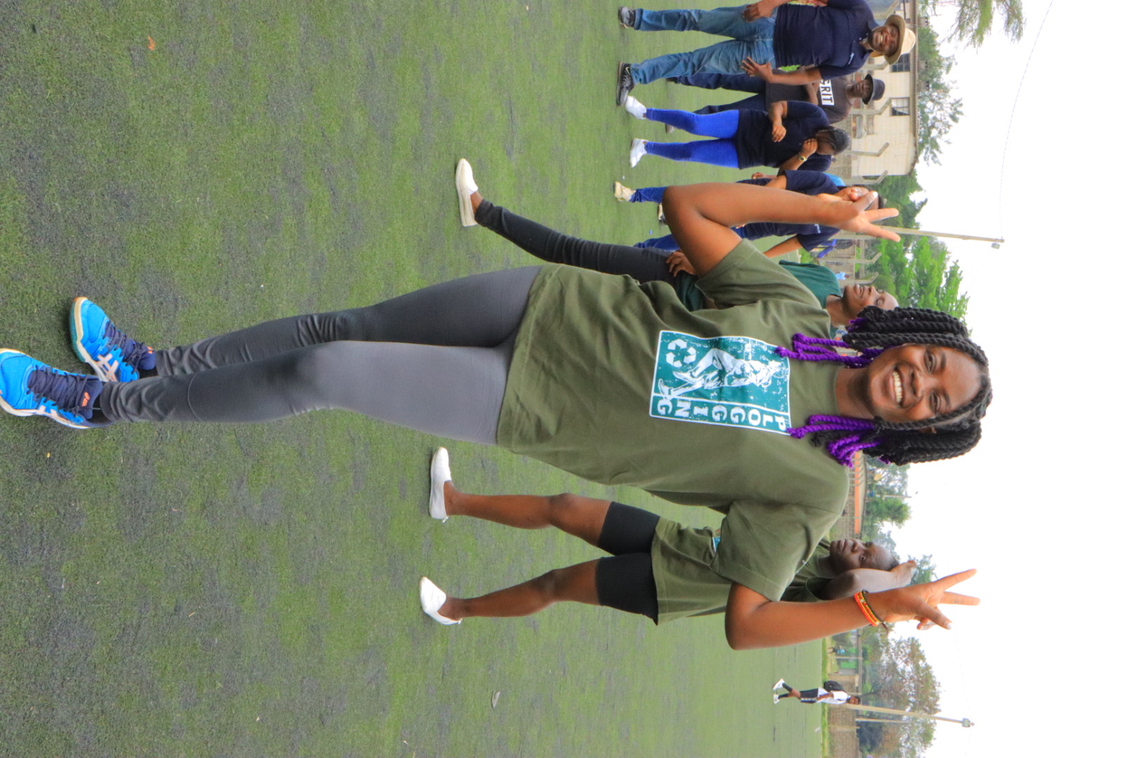 CSR participant at a community event