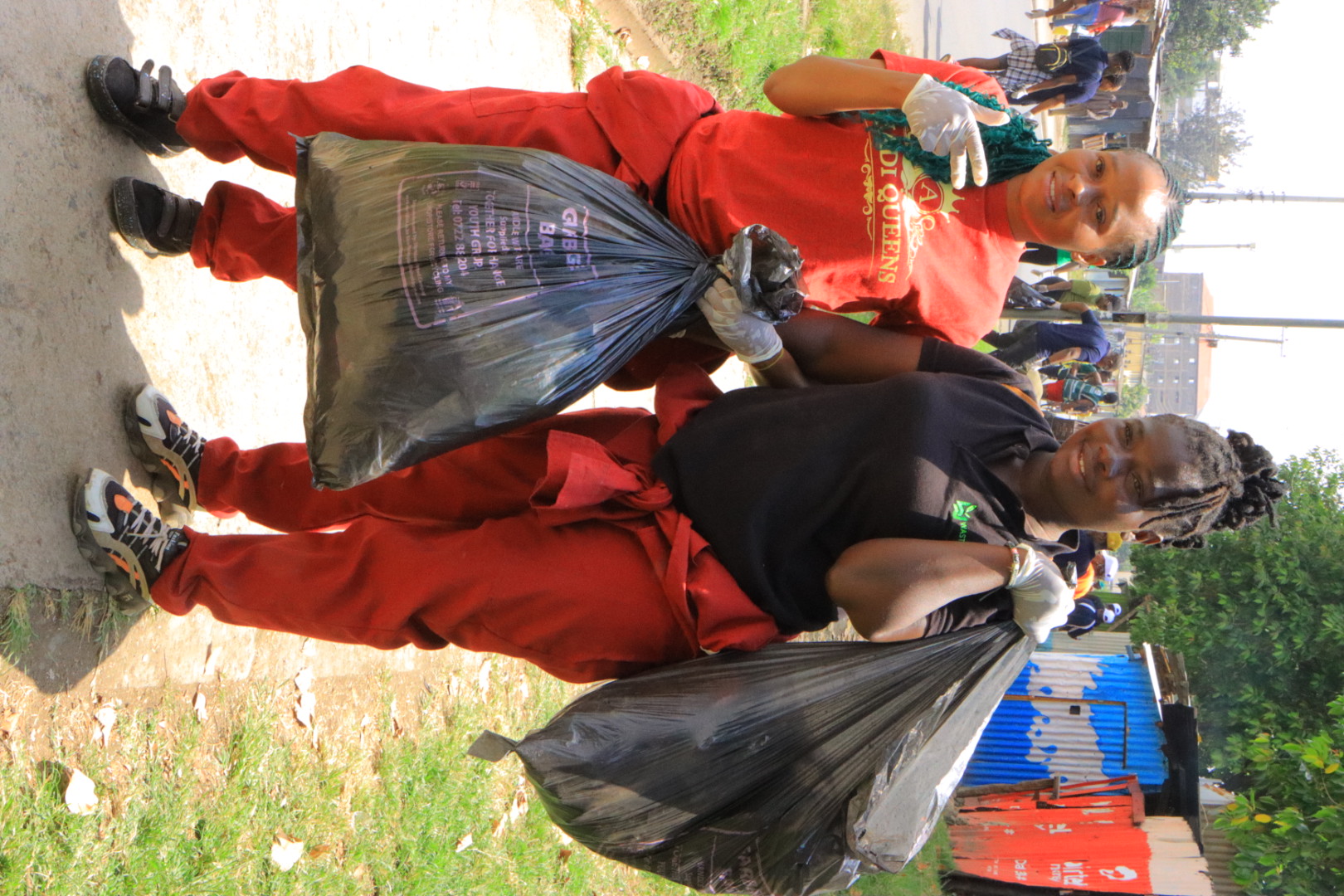Community member participating in the CSR programme